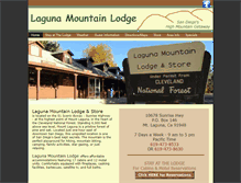 Tablet Screenshot of lagunamountain.com